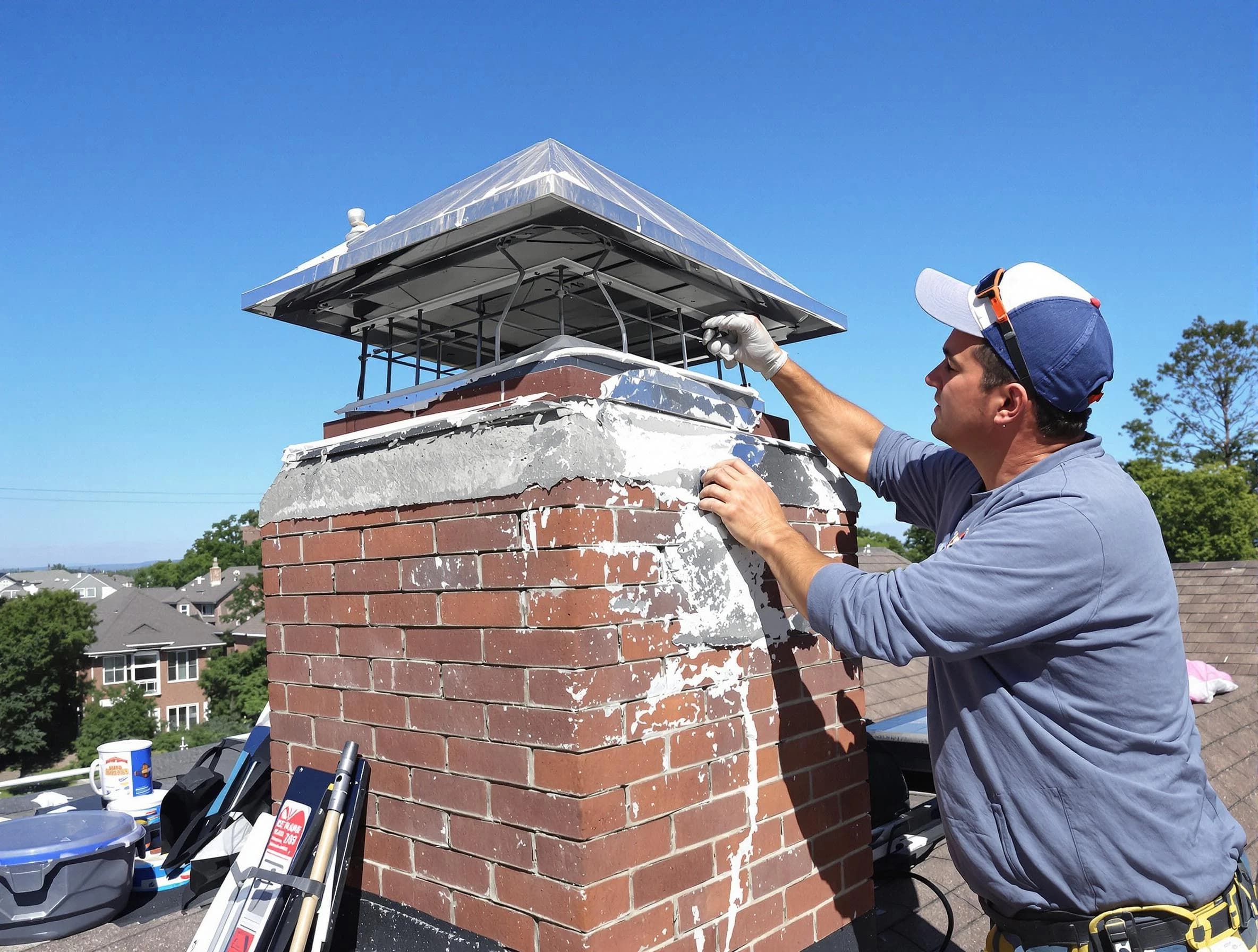 Chimney Crown Services service in Stockbridge, GA